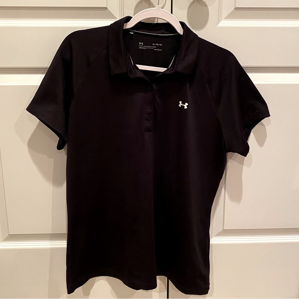 UNDER ARMOUR Black Fitted/HeatGear
Zinger Polo